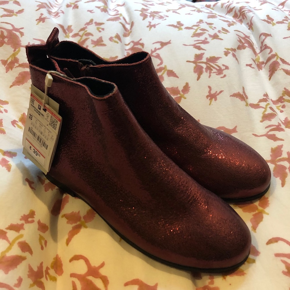 NWT Sparkly Zara boots